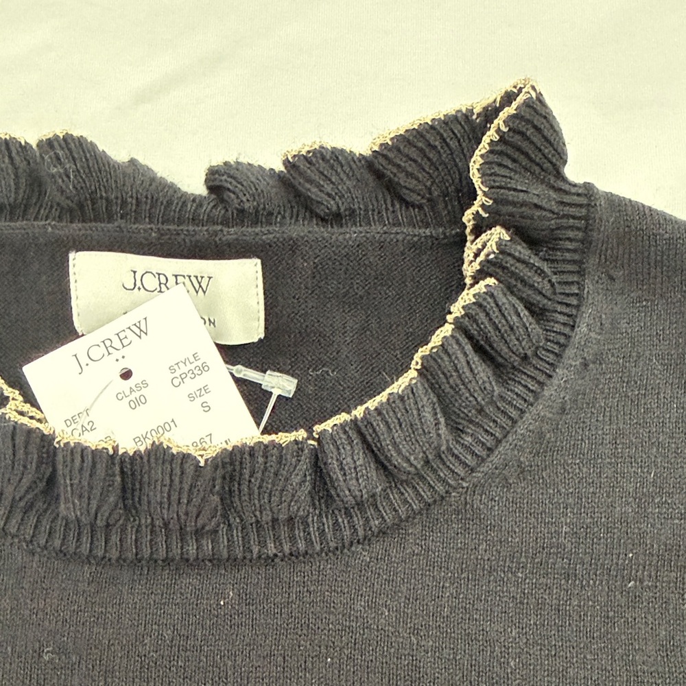 J. Crew Ruffle Neck Sweater - Picture 2 of 4